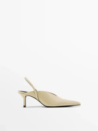 Scarpe con tacco alto e cinturino posteriore