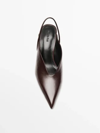 Scarpe con tacco alto e cinturino posteriore