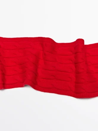 Sciarpa intrecciata in misto lana