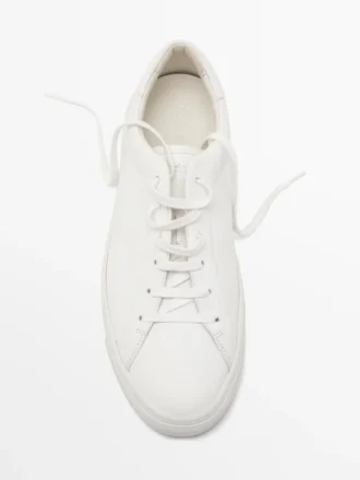 Sneakers in pelle scamosciata