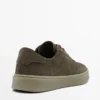 Sneakers in pelle scamosciata crosta