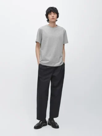 T-Shirt a maniche corte in cotone melange