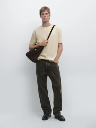 T-Shirt a maniche corte in misto cotone