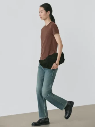 T-Shirt a maniche corte in misto Lyocell