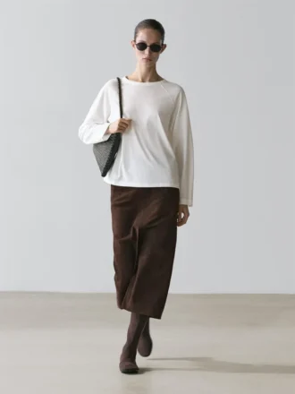 T-Shirt a maniche lunghe 100% cotone