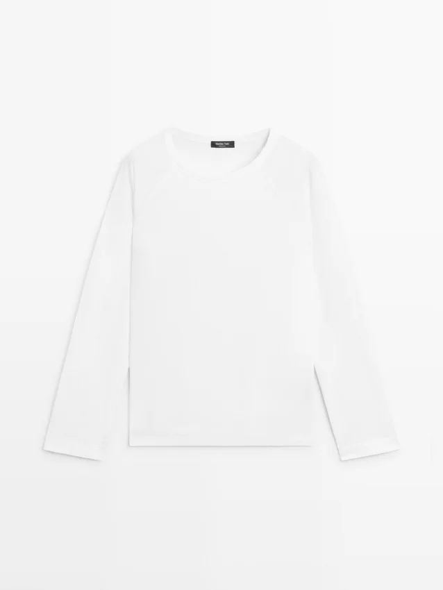 T-Shirt a maniche lunghe 100% cotone T-Shirt a maniche lunghe 100% cotone