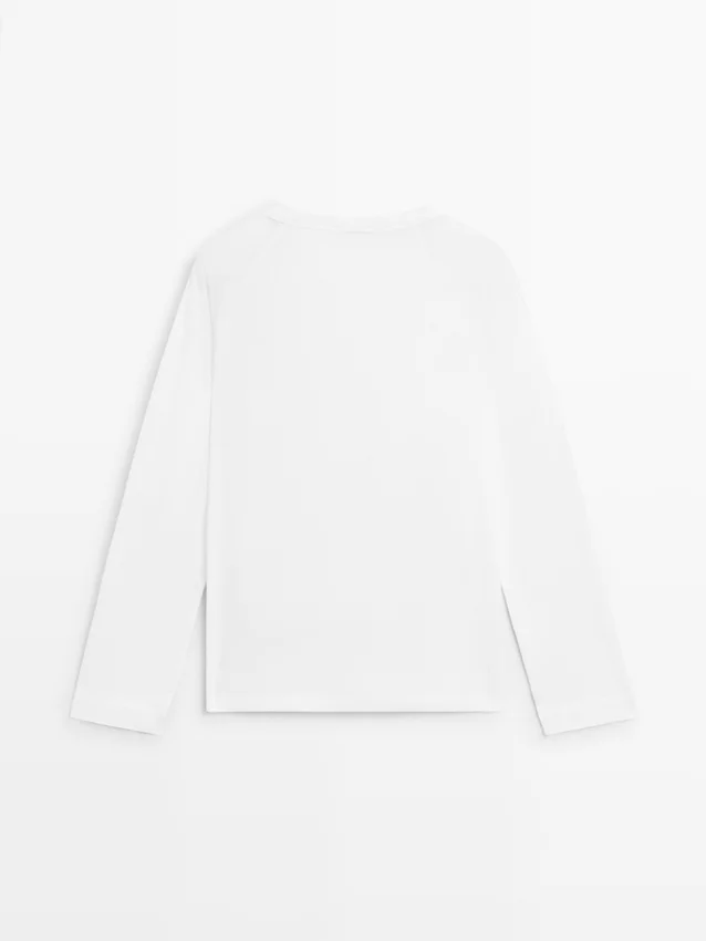 T-Shirt a maniche lunghe 100% cotone T-Shirt a maniche lunghe 100% cotone