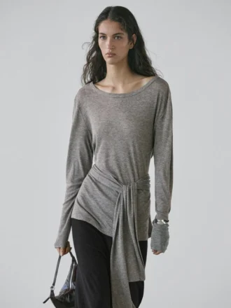 T-Shirt con dettaglio a lacci