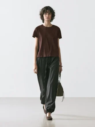 T-Shirt in 100% cotone con dettaglio cucitura