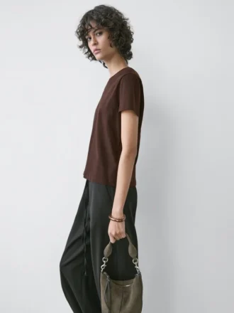 T-Shirt in 100% cotone con dettaglio cucitura