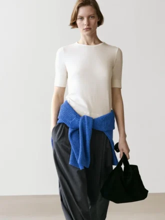 T-Shirt in misto cotone