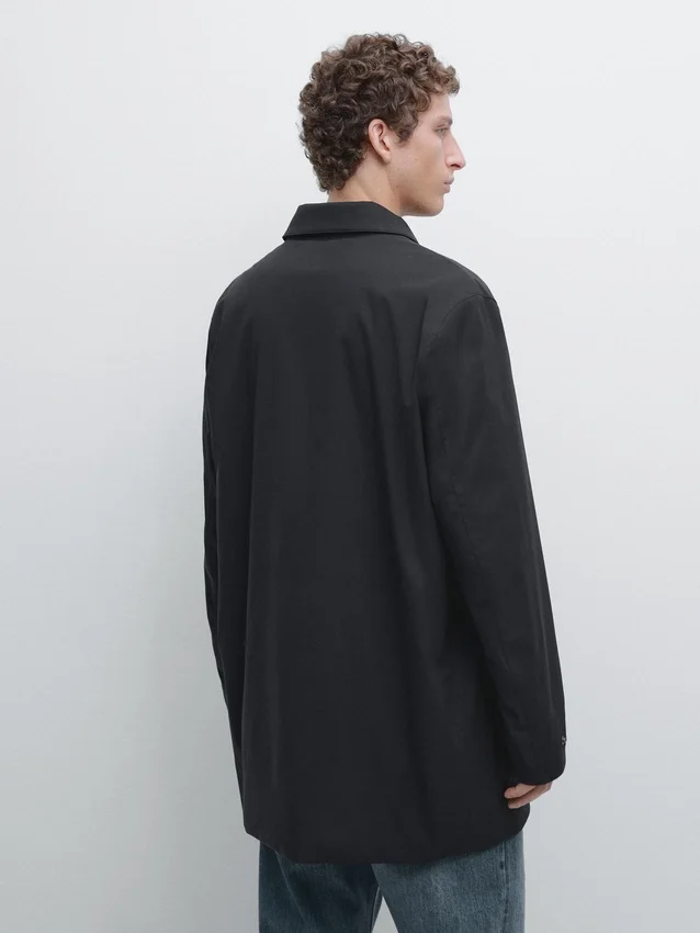 Trench in tessuto idrorepellente Trench in tessuto idrorepellente