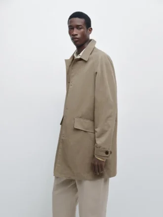 Trench leggero in misto cotone Trench leggero in misto cotone